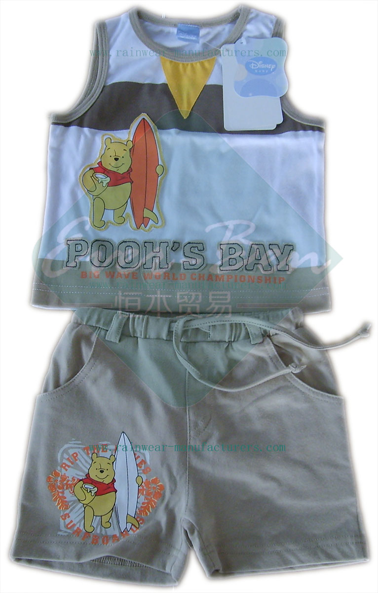 007 Childrens vest and shorts